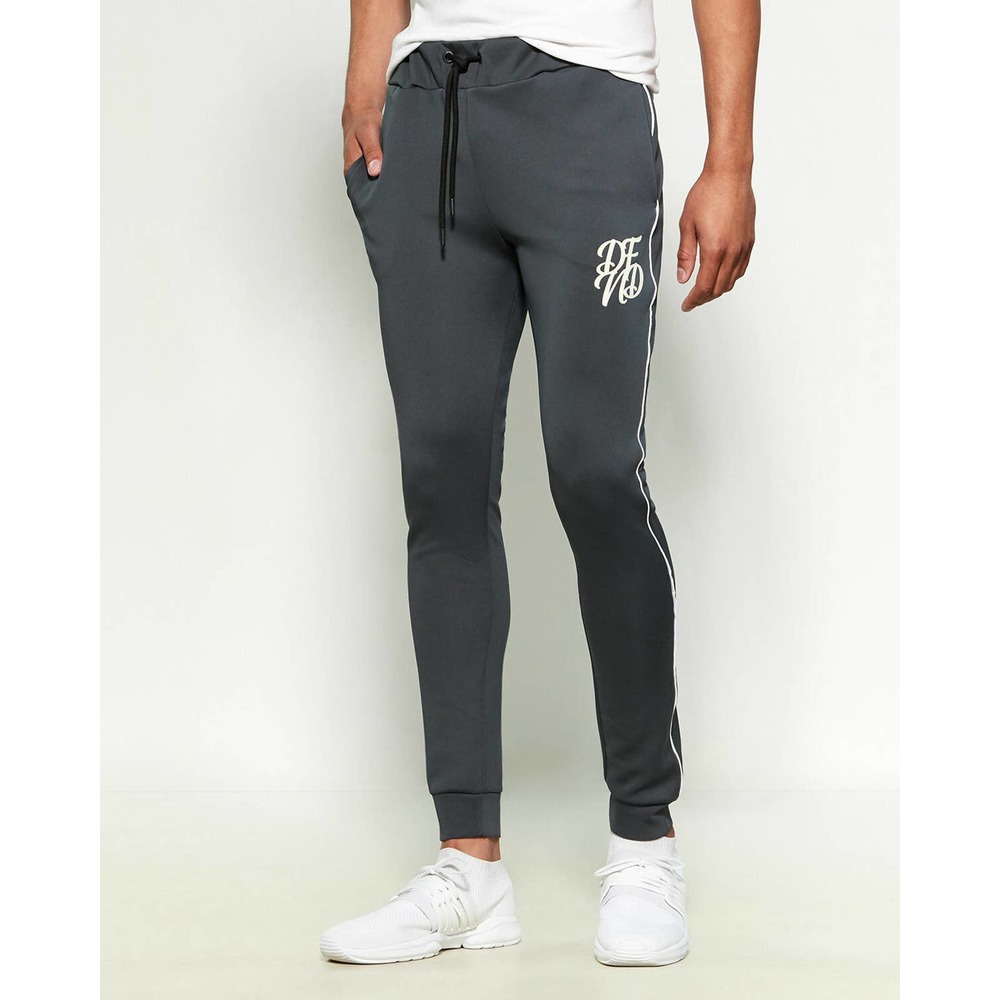 DFND Men's Side Pocket Elastic Waist Drawstring Logo Joggers - Size 2XL